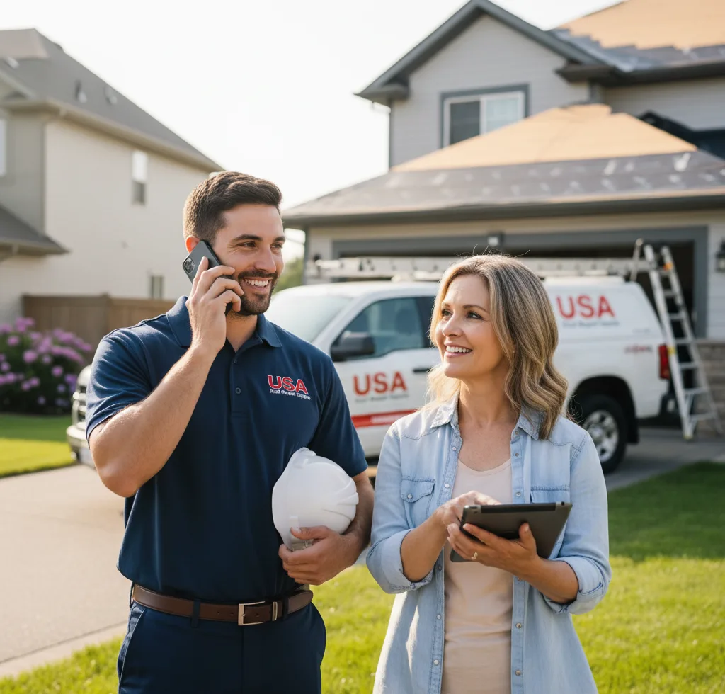 USA Roof Repair Experts customer support in Moravia